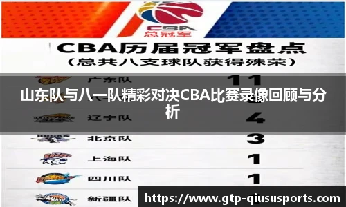 山东队与八一队精彩对决CBA比赛录像回顾与分析
